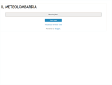 Tablet Screenshot of ilmeteolombardia.blogspot.com