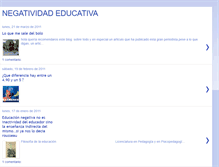 Tablet Screenshot of negatividadeducativa.blogspot.com