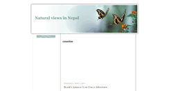 Desktop Screenshot of nepalsnaturalview.blogspot.com