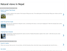 Tablet Screenshot of nepalsnaturalview.blogspot.com