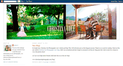 Desktop Screenshot of christinacolephotography.blogspot.com