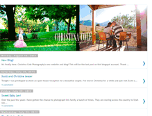 Tablet Screenshot of christinacolephotography.blogspot.com
