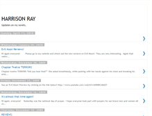 Tablet Screenshot of harrisonray.blogspot.com