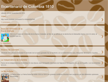 Tablet Screenshot of bicentenariodecolombia1810-isabel.blogspot.com