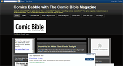 Desktop Screenshot of comicsbabble.blogspot.com