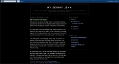 Desktop Screenshot of myskinnyjenn.blogspot.com