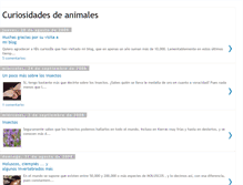 Tablet Screenshot of curiosidades-de-animales.blogspot.com