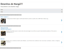 Tablet Screenshot of desenhos-de-manga.blogspot.com