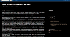 Desktop Screenshot of cancioncontodoslosamigos.blogspot.com