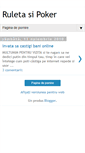 Mobile Screenshot of poker-ruleta-pariuri.blogspot.com