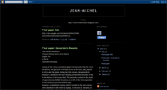 Desktop Screenshot of jean-michel-jean-michel.blogspot.com