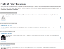 Tablet Screenshot of flightoffancycreations.blogspot.com