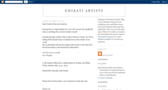 Desktop Screenshot of emiratiartists.blogspot.com