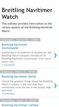 Mobile Screenshot of breitlingnavitimerwatchinformation.blogspot.com