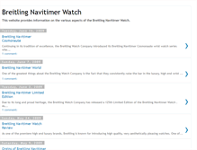 Tablet Screenshot of breitlingnavitimerwatchinformation.blogspot.com