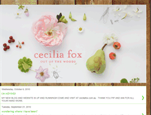 Tablet Screenshot of ceciliafox.blogspot.com
