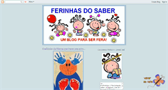 Desktop Screenshot of ferinhasdosaber.blogspot.com
