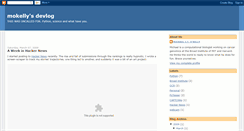Desktop Screenshot of mjtokelly.blogspot.com