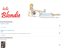 Tablet Screenshot of bonjourblondie.blogspot.com
