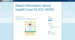 Desktop Screenshot of great-health.blogspot.com