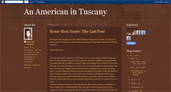 Desktop Screenshot of anamericanintuscany.blogspot.com