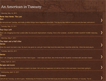 Tablet Screenshot of anamericanintuscany.blogspot.com