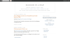 Desktop Screenshot of bloggerinasnap.blogspot.com