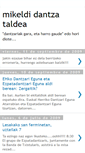Mobile Screenshot of mikeldi-dantza-taldea.blogspot.com