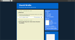 Desktop Screenshot of davidbridle.blogspot.com