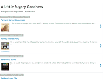 Tablet Screenshot of alittlesugarygoodness.blogspot.com