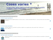 Tablet Screenshot of coses-varies.blogspot.com