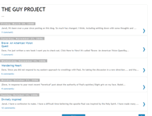Tablet Screenshot of guyproject.blogspot.com