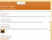 Tablet Screenshot of deliciouspotager.blogspot.com