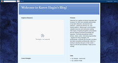 Desktop Screenshot of karenhagin.blogspot.com