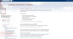 Desktop Screenshot of lecturarecreativaycreativa.blogspot.com
