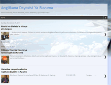 Tablet Screenshot of anglicanruvuma.blogspot.com