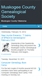Mobile Screenshot of muskogeecountygenealogicalsociety.blogspot.com