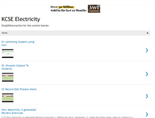 Tablet Screenshot of kcseelectricity.blogspot.com