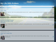 Tablet Screenshot of mylifewithknitters.blogspot.com