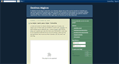 Desktop Screenshot of destinos-magicos.blogspot.com