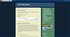 Desktop Screenshot of nacetechsummit.blogspot.com