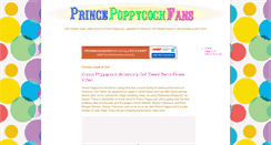 Desktop Screenshot of princepoppycock.blogspot.com