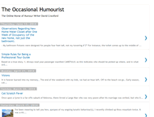 Tablet Screenshot of occasionalhumourist.blogspot.com