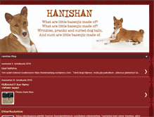 Tablet Screenshot of hanishanbasenjis.blogspot.com