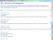 Tablet Screenshot of davisonkindergarten.blogspot.com