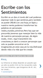Mobile Screenshot of escribeconlossentimientos.blogspot.com