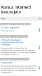 Mobile Screenshot of kursusinternetikasutajale.blogspot.com