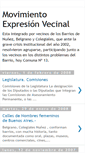 Mobile Screenshot of expresionvecinal.blogspot.com