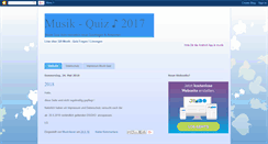 Desktop Screenshot of musik-quiz.blogspot.com