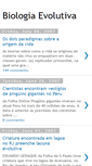 Mobile Screenshot of biologiaevolutiva.blogspot.com